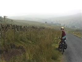 Turf Moor, on the approach to Langthwaite - 11.4 miles into the ride